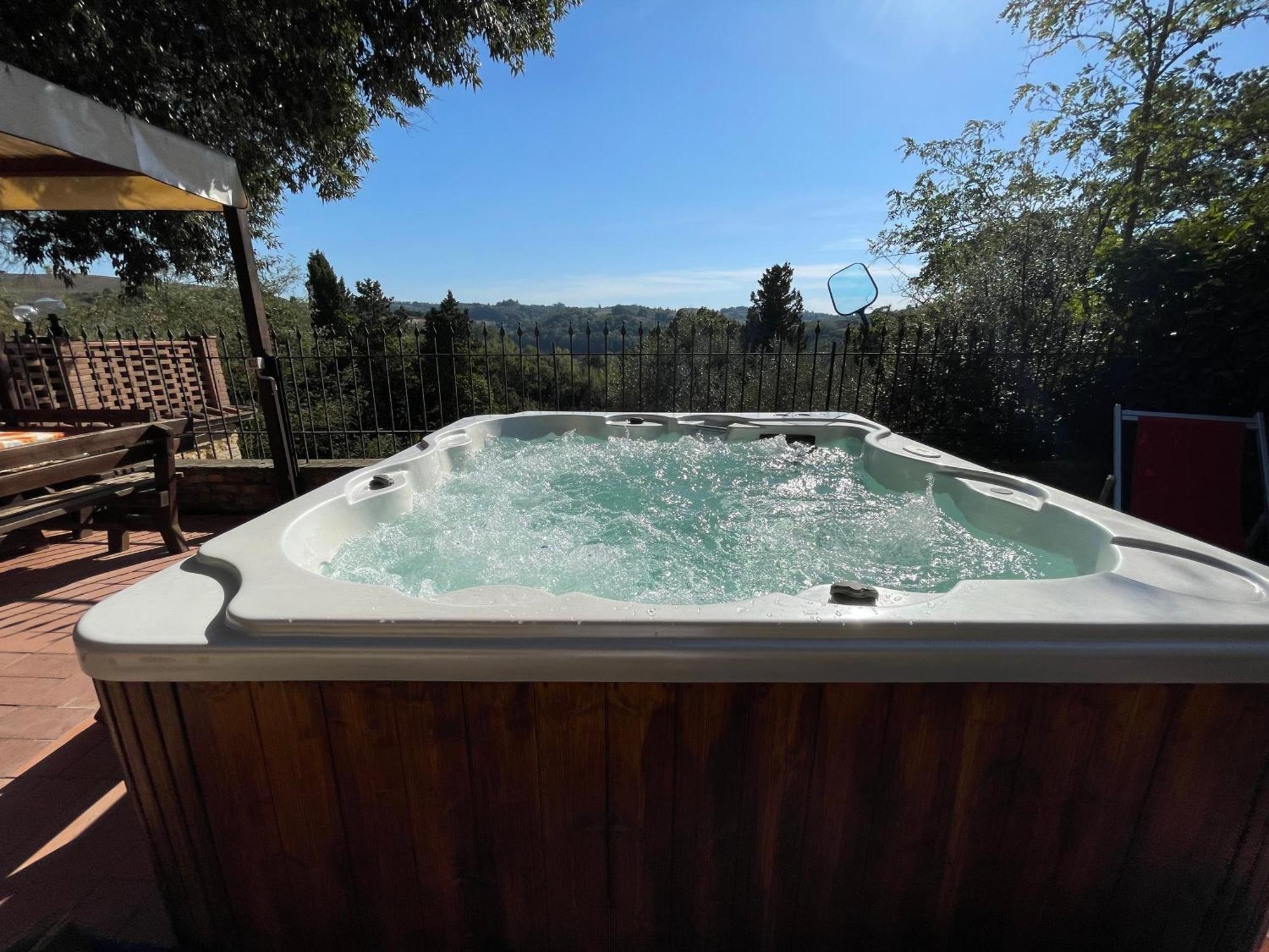 Intero Appartamento Con Private Pool E Jacuzzi Podere Settefrati Montaione Exterior photo